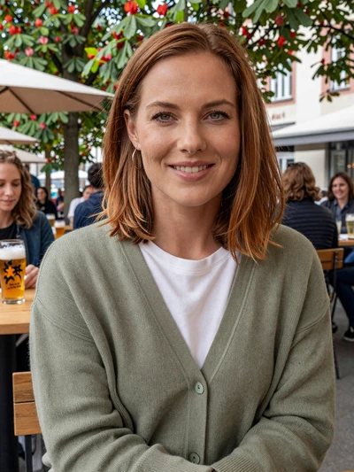 Sophie, 30, German woman at a Munich beer garden interested in American men