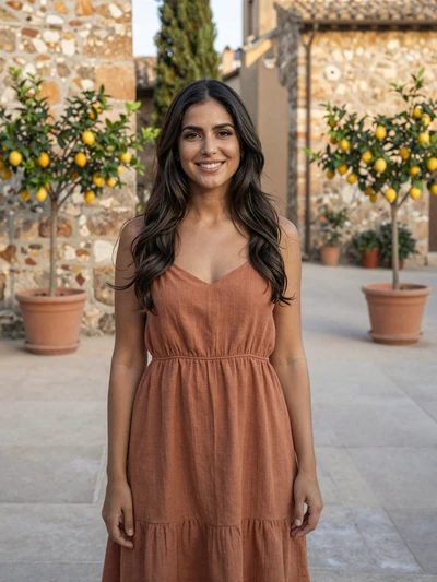 Isabella, 29, Italian woman in a Tuscan piazza ready for a serious relationship