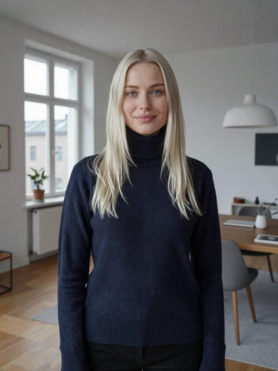 Ingrid, 33, Swedish woman in her Stockholm home seeking genuine relationship