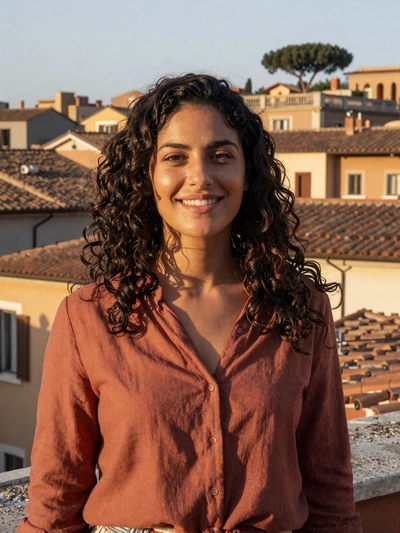Giulia, 31, Italian woman on a Rome terrace looking for a serious partner