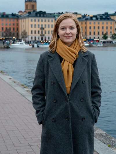 Anna, 32, verified Swedish woman on Stockholm waterfront ready for serious relationship
