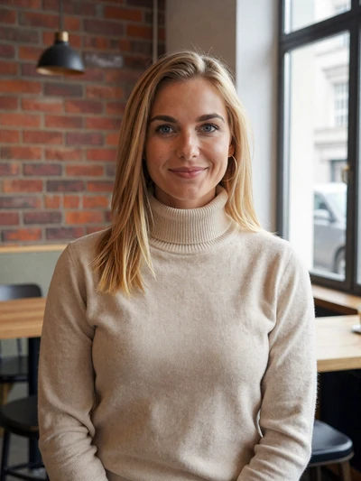 Hannah, 30, German woman in a Berlin cafe looking for a meaningful relationship